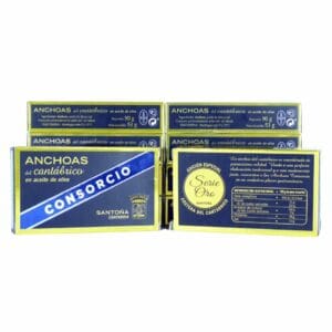 Descuento 10 latas de anchoas Consorcio serie oro doble octavillo