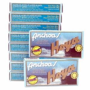 oferta 10 octavillos de anchoas conservas hoya