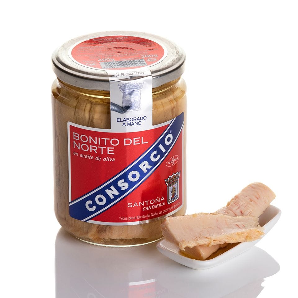 Conservas Consorcio, bonito del norte a domicilio Comprar bonito del norte en aceite de oliva Consorcio online