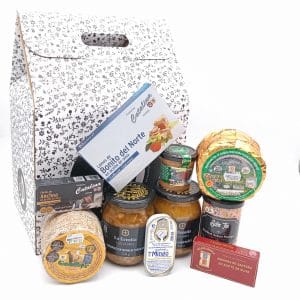 Estuche gourmet de productos de Cantabria Tentirujo
