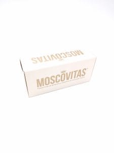 Estuche de Moscovitas de Rialto 160grs Chocolate blanco