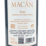 Vino tinto MACÁN Cosecha 2020  0,75l - Imagen 2