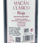 Vino tinto MACÁN CLÁSICO Cosecha 2021  0,75l - Imagen 2
