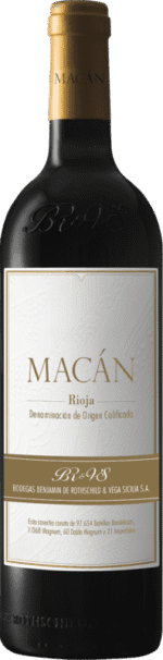 Vino tinto MACÁN Cosecha 2020  0,75l