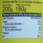 Bonito del Norte en aceite de Oliva 200 gramos Hoya - Imagen 3